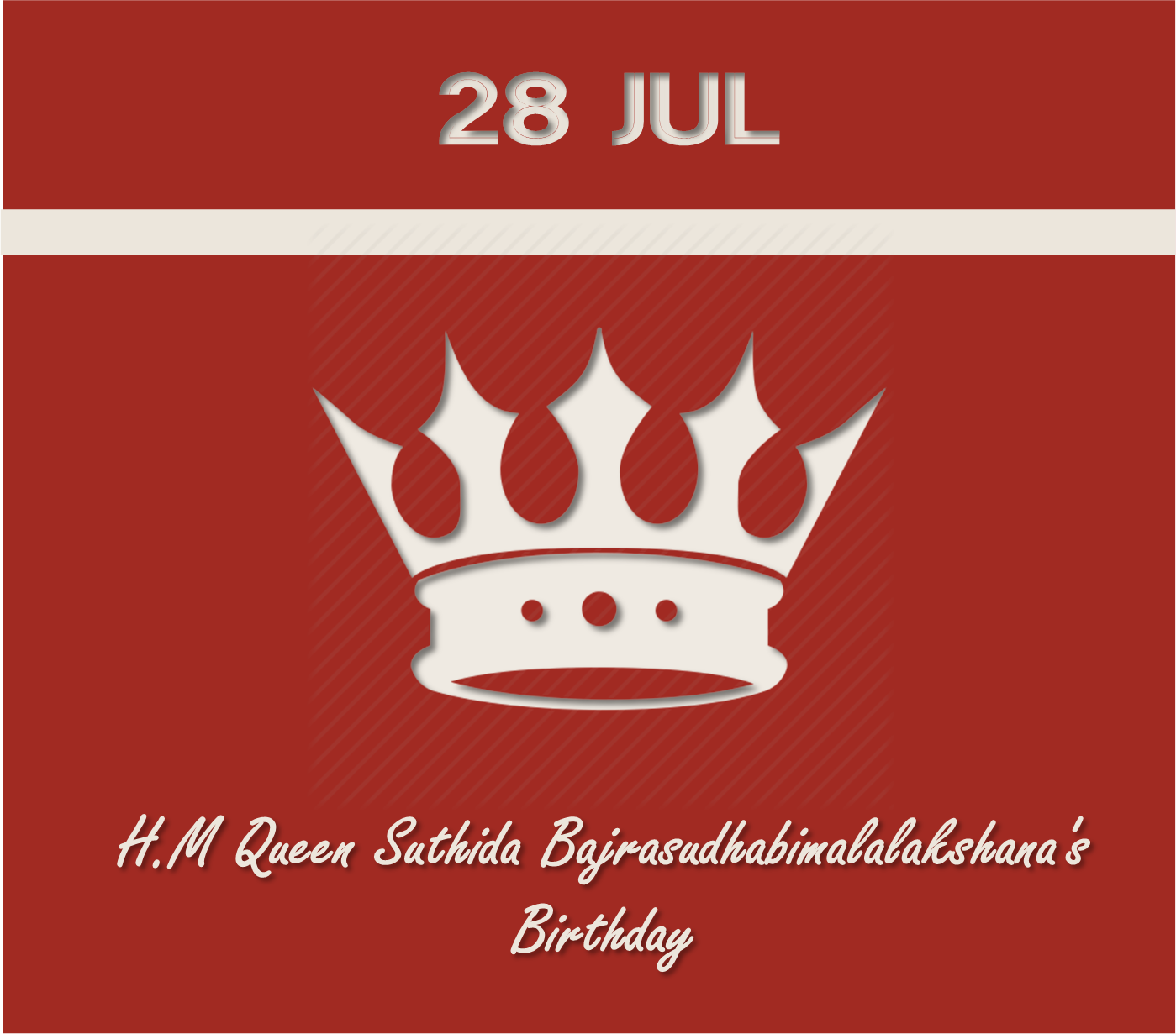 H.M King Maha Vajiralongkorn's Birthday