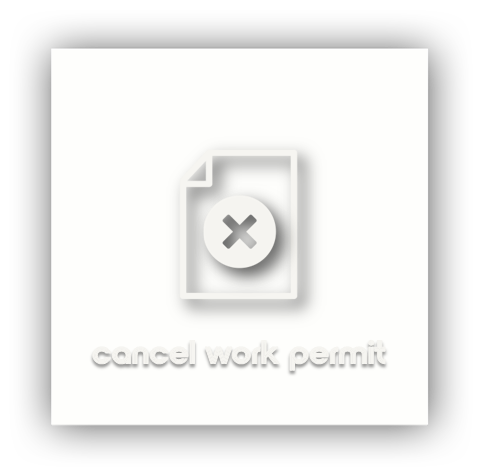 Work permit cancellation