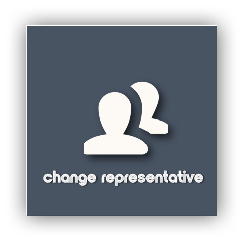 Change organization representative
