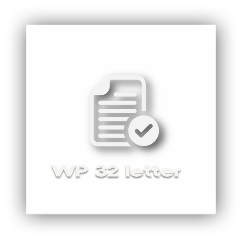 WP 32 letter