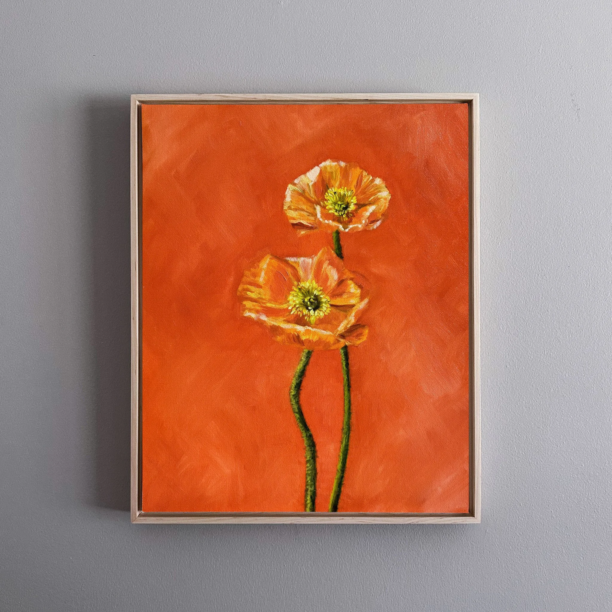 Poppies in Orange