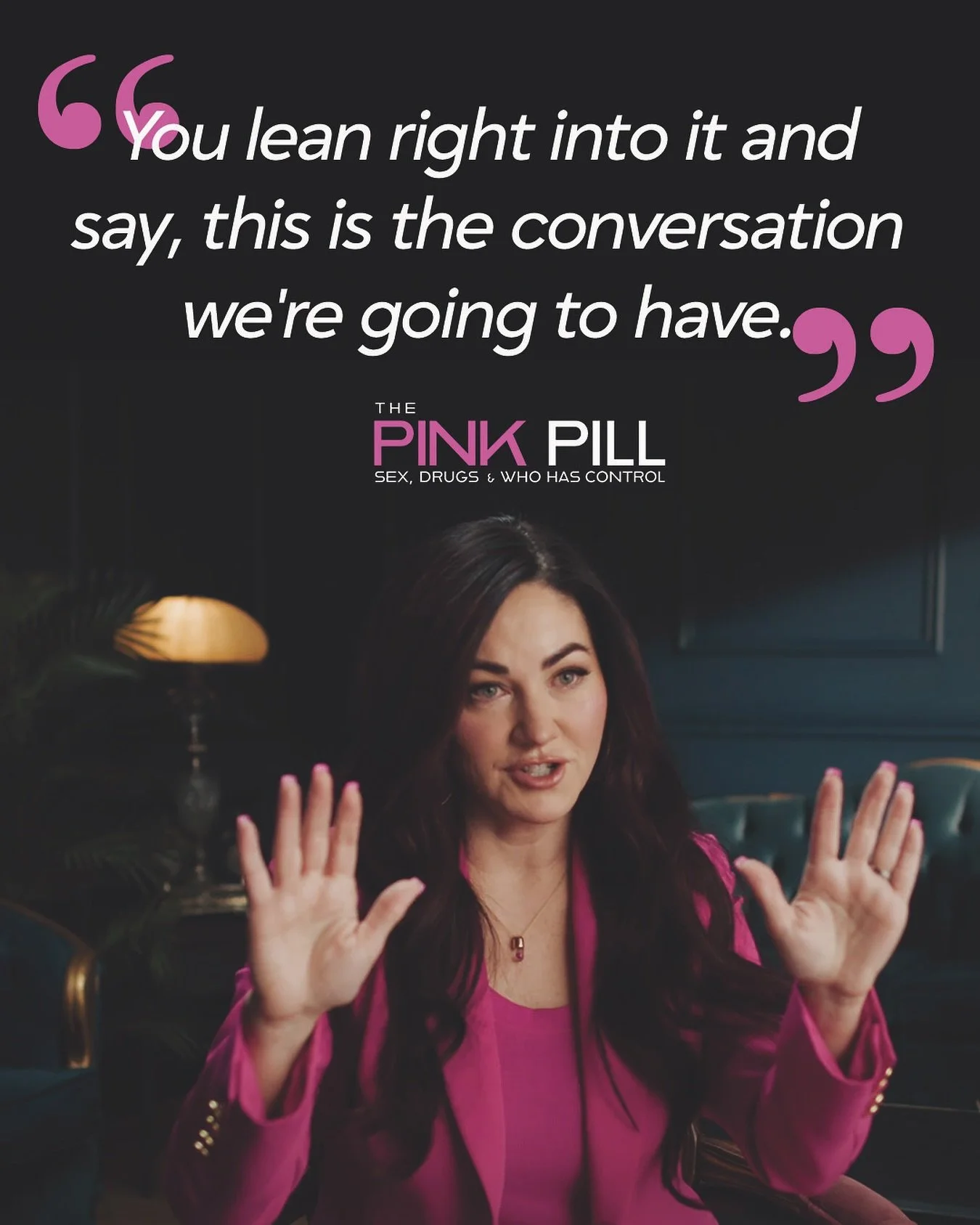 2 day countdown to world premiere of @thepinkpillfilm at @docnycfest Saturday, November 15, 2025 at 6:30pm. Sending screening on Tuesday, November 18 at 6:30pm. Link to tickets and online screening in bio. Let&rsquo;s talk 🩷🎥✨