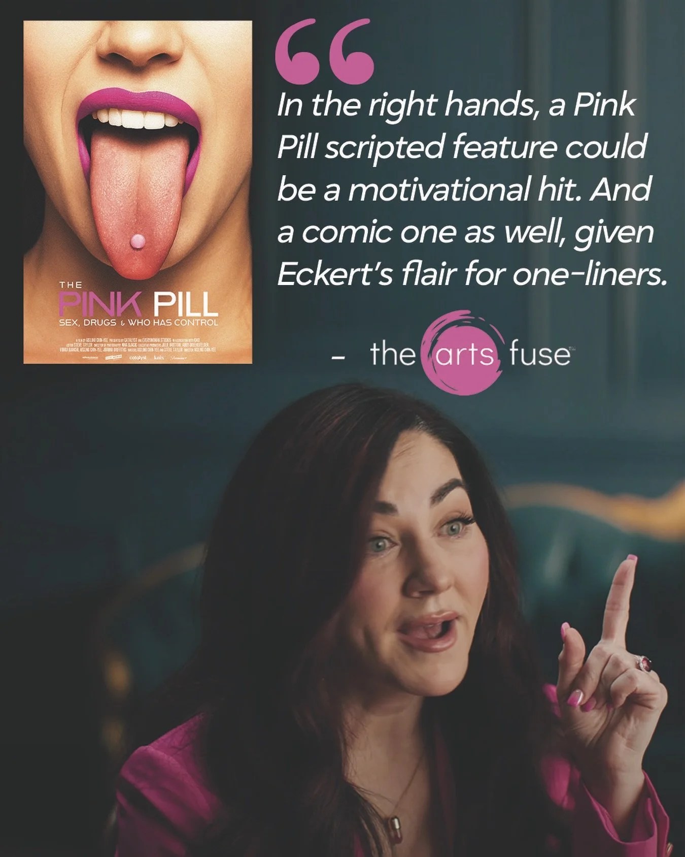 Popping Pink.

Thanks for the review @theartsfuse 💖🎥✍🏼✨