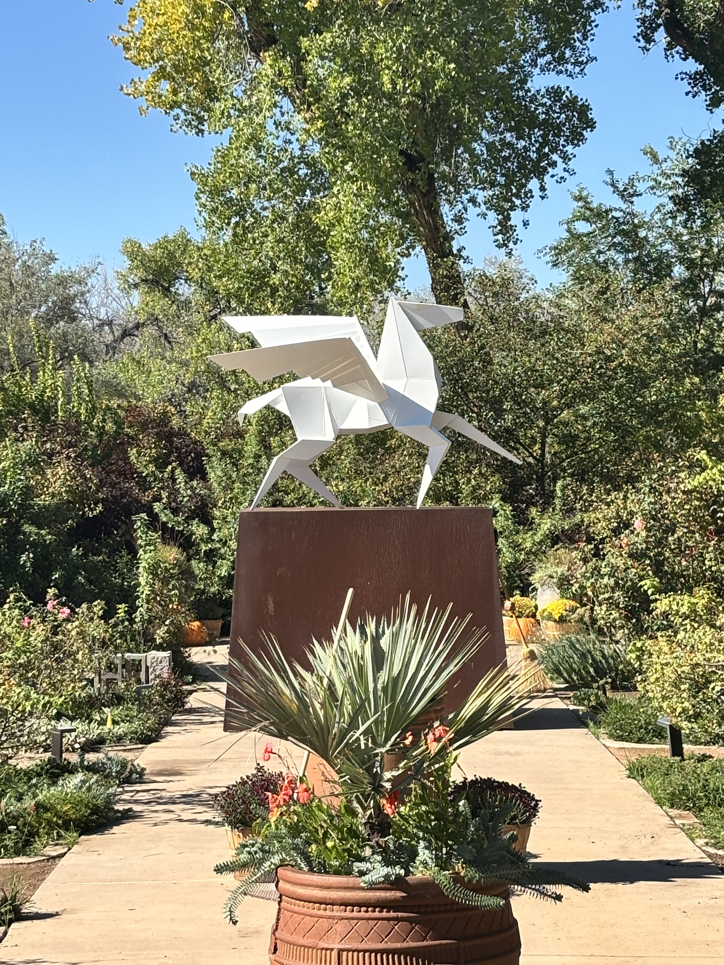 ORIGAMI IN THE GARDEN Has Arrived in Albuquerque!
