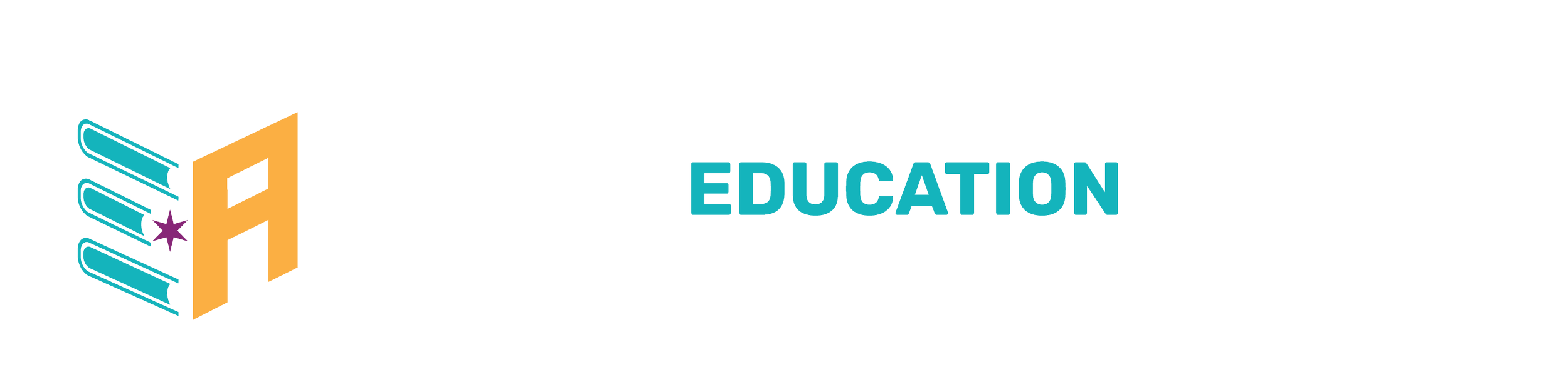 Logo for Chicago Education Alliance featuring stylized books and the organization's name.