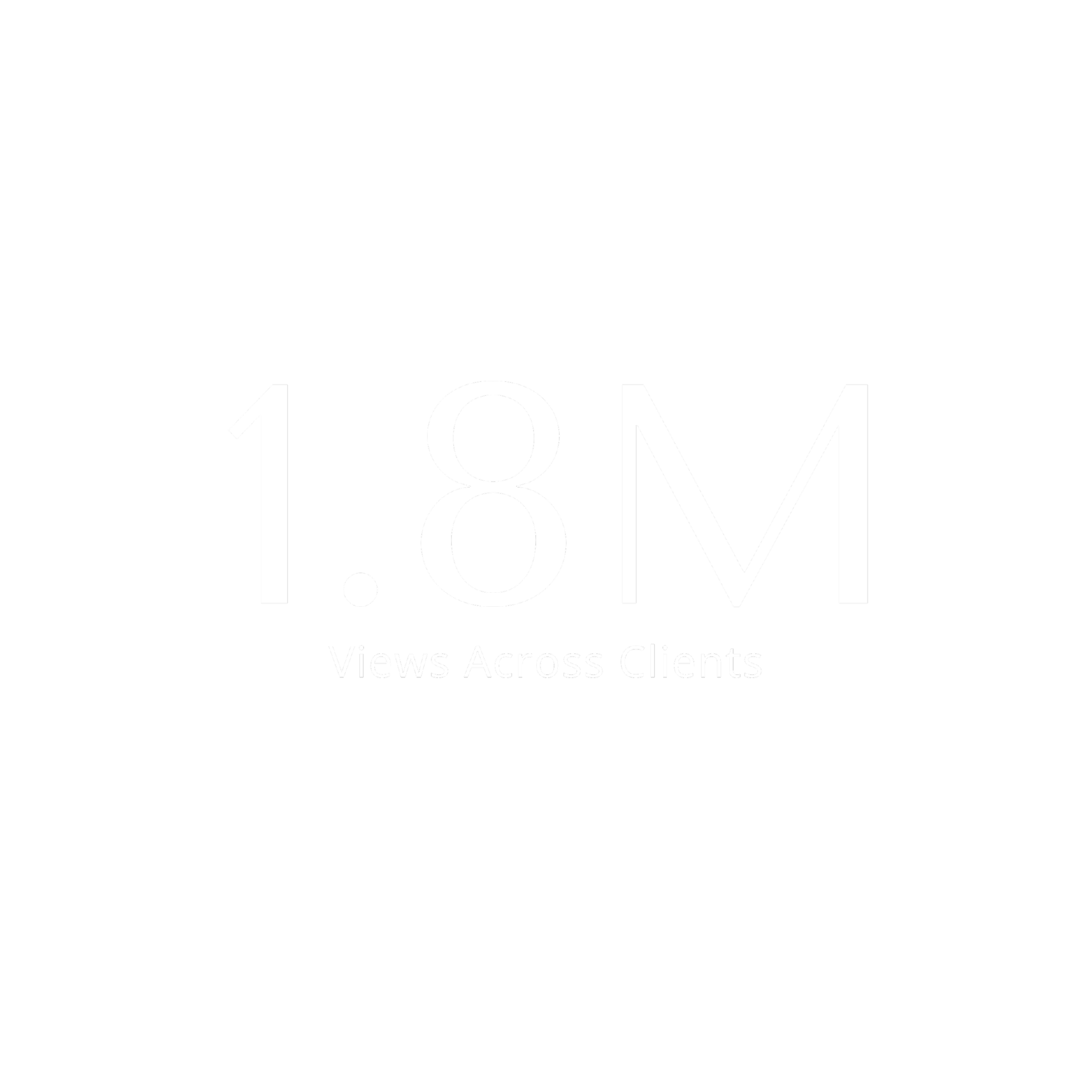 1.8m social media views