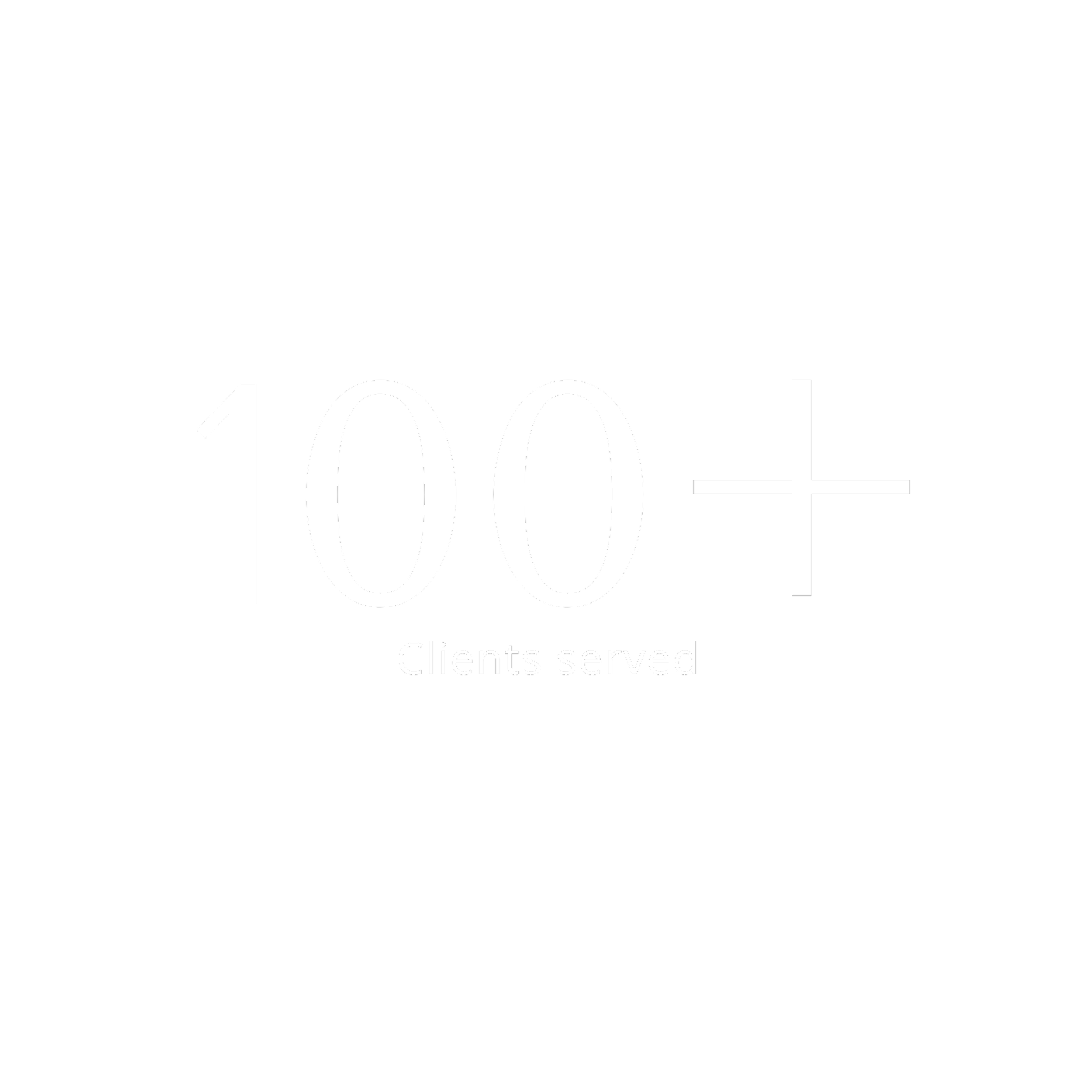 more than 100 clients served