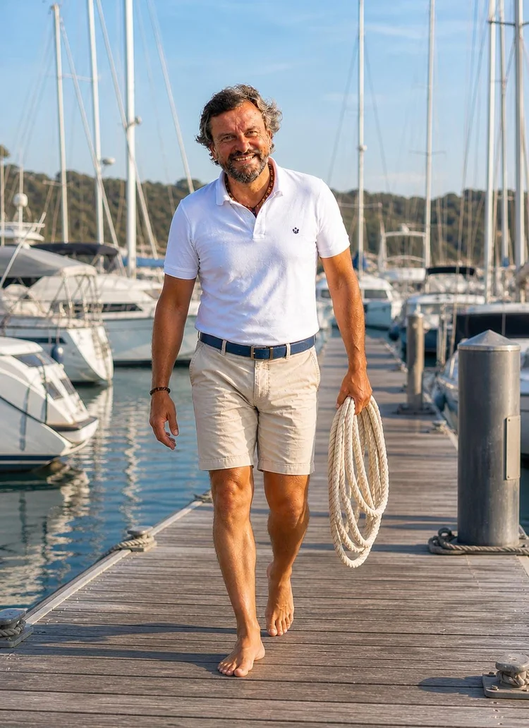 António Santinho sailing Saint Gardens Yacht