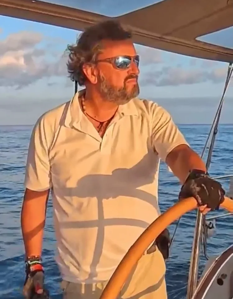António Santinho sailing in Madeira