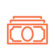 Illustration of paper money bills stacked