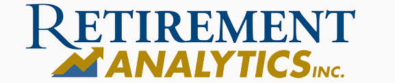 Retirement Analytics Inc. logo with a rising arrow