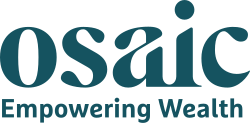 Logo with the word 'oasic' and the tagline 'Empowering Wealth' underneath.