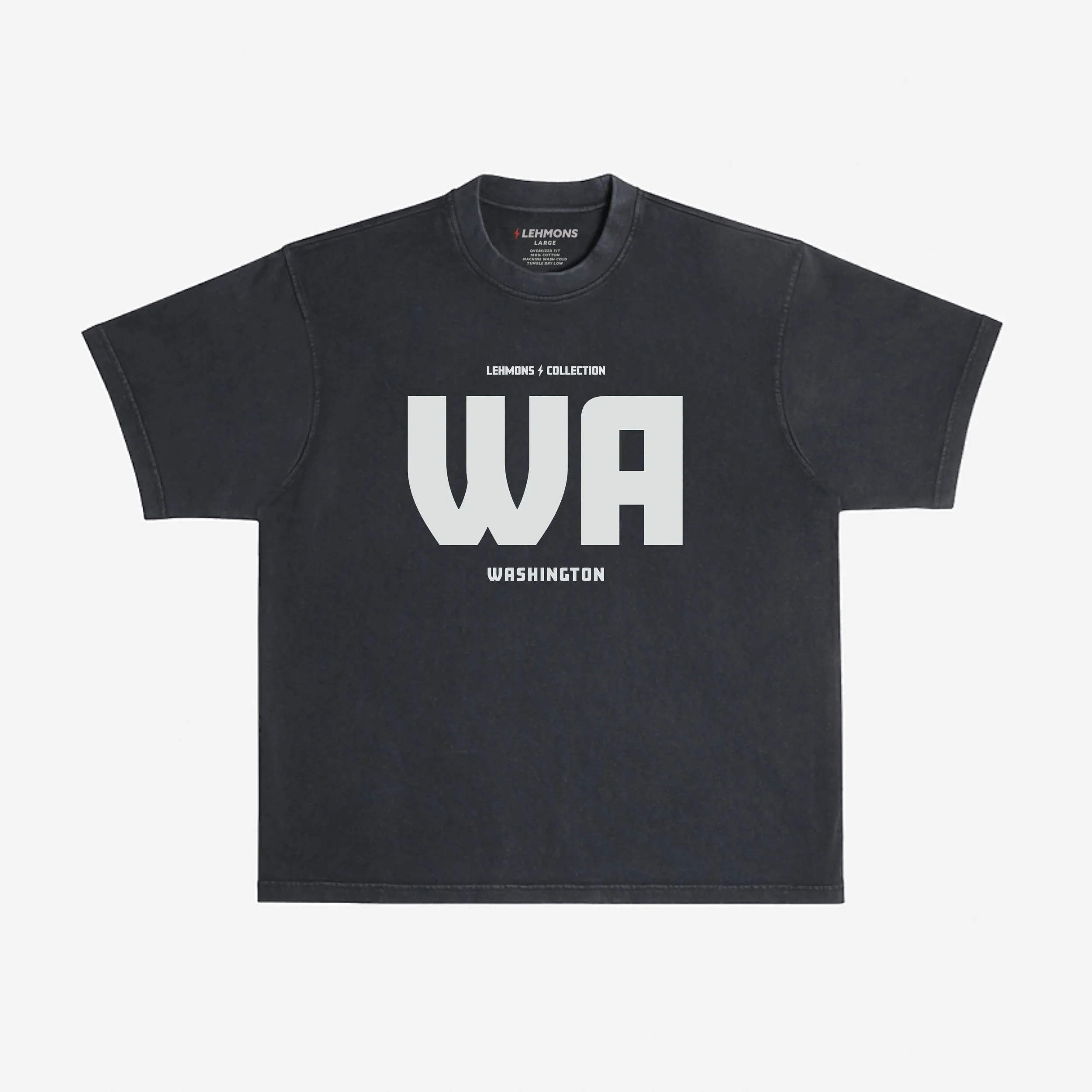 USA State Collection Black T-Shirt