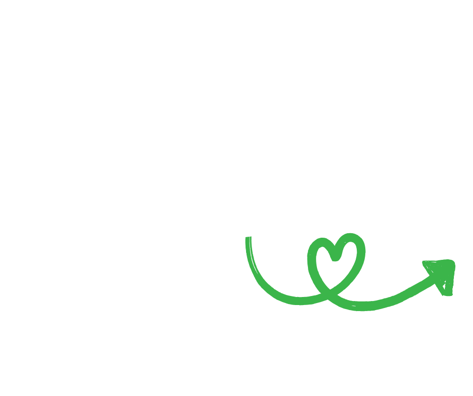 Black background with white text that says "See What Your Project Could Cost Per Month!" and a green arrow with a heart shape in the middle.