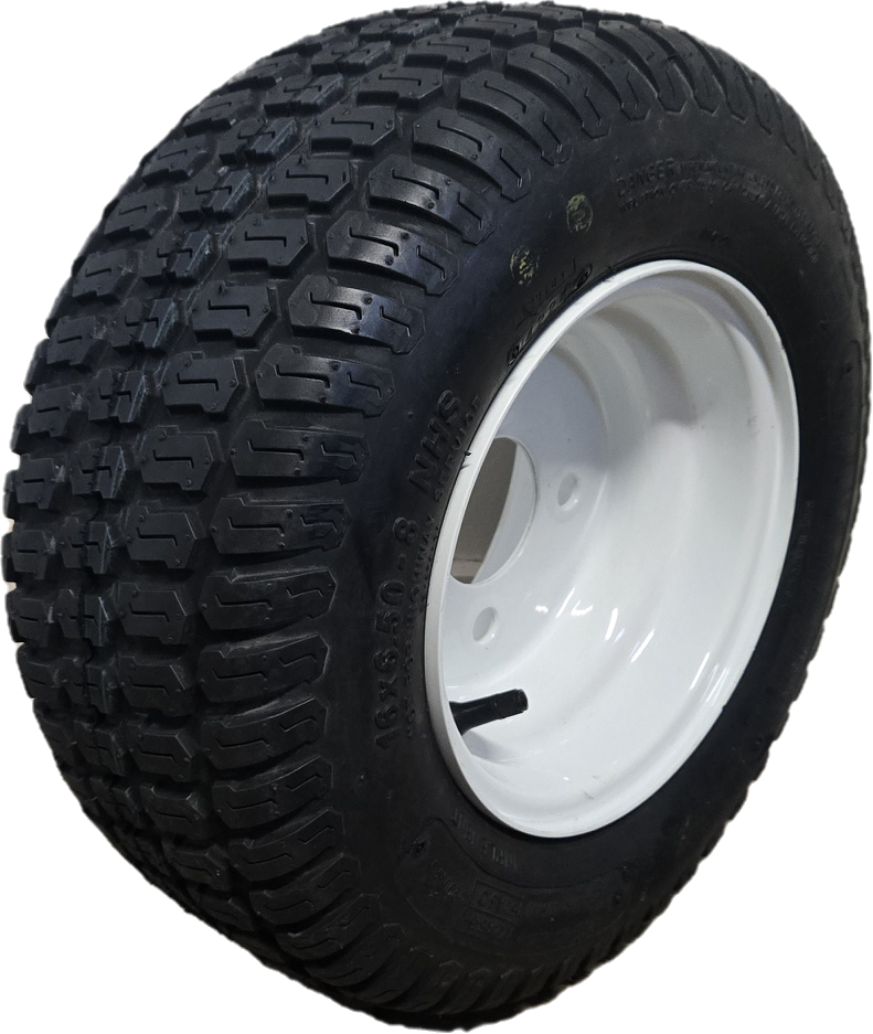 16x6.5-8 6Ply Turf Tire and 8x5.375 4 on 4 Wheel Assembly