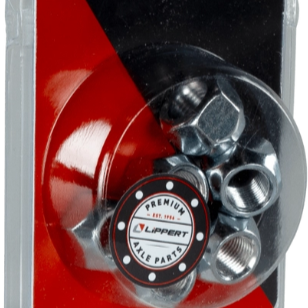 Trailer Axle 60° Cone Wheel Lug Nut - 1/2"-20 Thread Size (6-Pack)