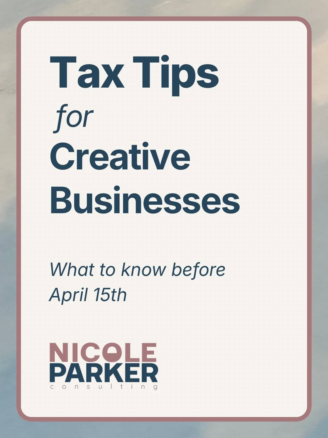 T A X E S 🫠 aren&rsquo;t just something you deal with in April. 

This time of year can illuminate how your business is actually operating, good or bad. If you&rsquo;re feeling lost, strained, or want to build a stronger foundation for next year, a 