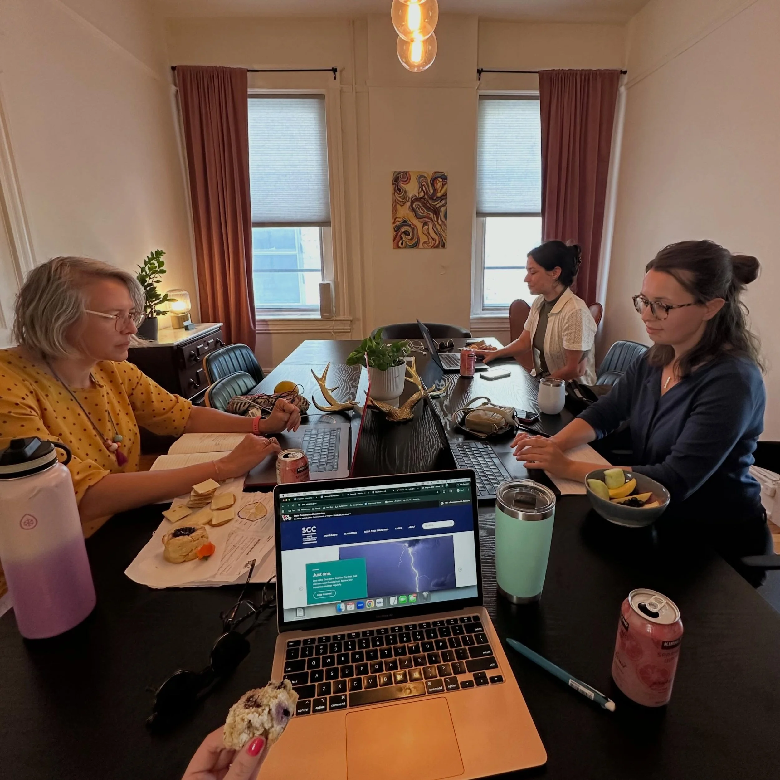 Last Tuesday&rsquo;s Tending the Threshold co-working session ended up with a perfect intimate group upstairs at @hqrva

Each of these sessions has emerged what the people in the room need that month in real-time. Hearing feedback that you feel less 