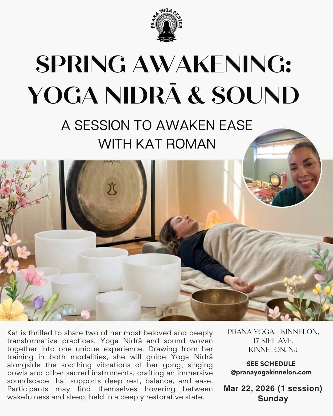 There is a moment in early spring
 when the ground begins to soften&hellip; quietly.
This practice is that moment.
Yoga Nidrā invites the body into deep rest
while sound gently carries the mind into stillness.

 No effort. No performance. No fixing.
