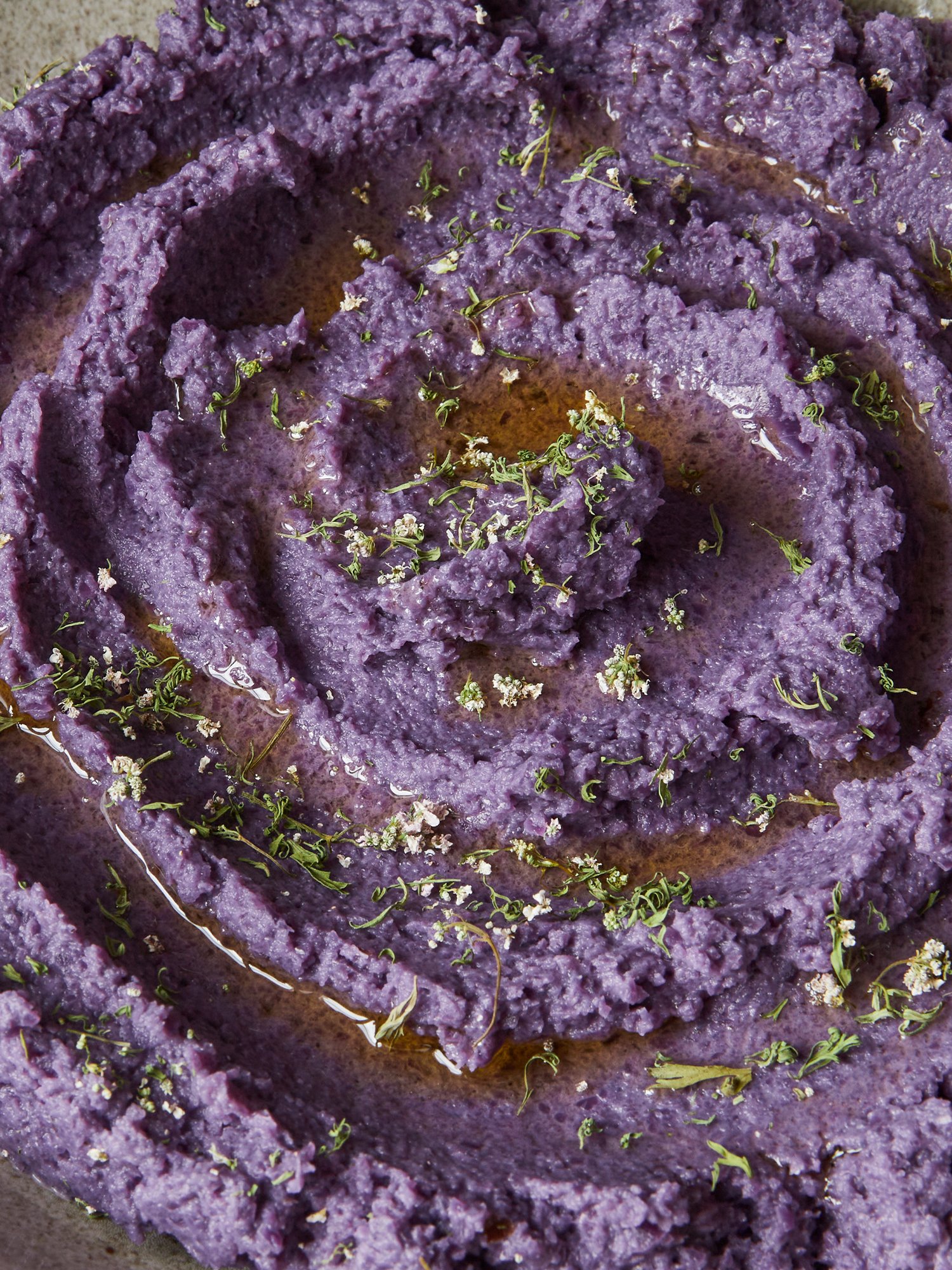 Dip ou Puré de Couve-Roxa