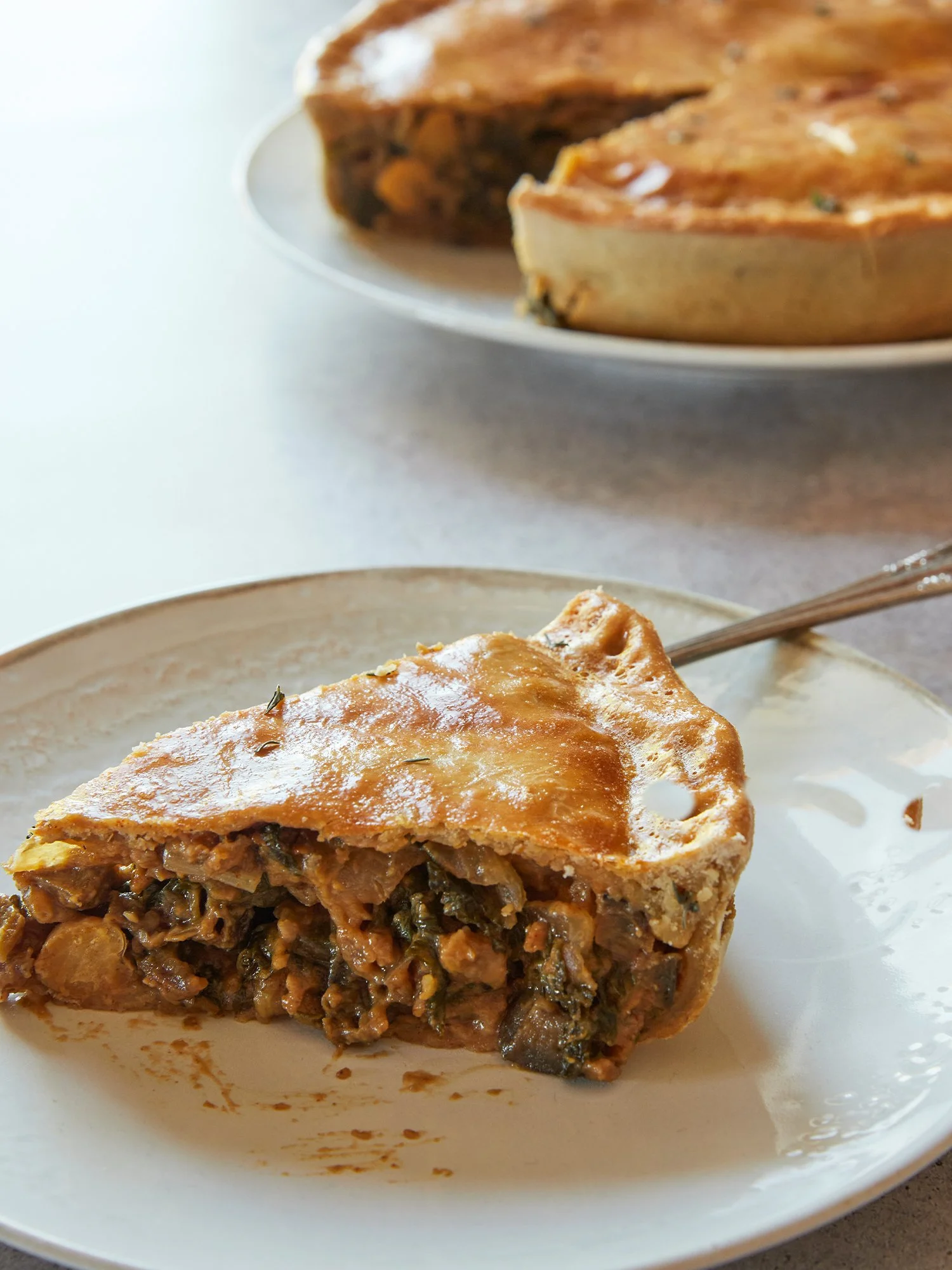 Empada ou Pie Integral de Legumes e Grão-de-bico