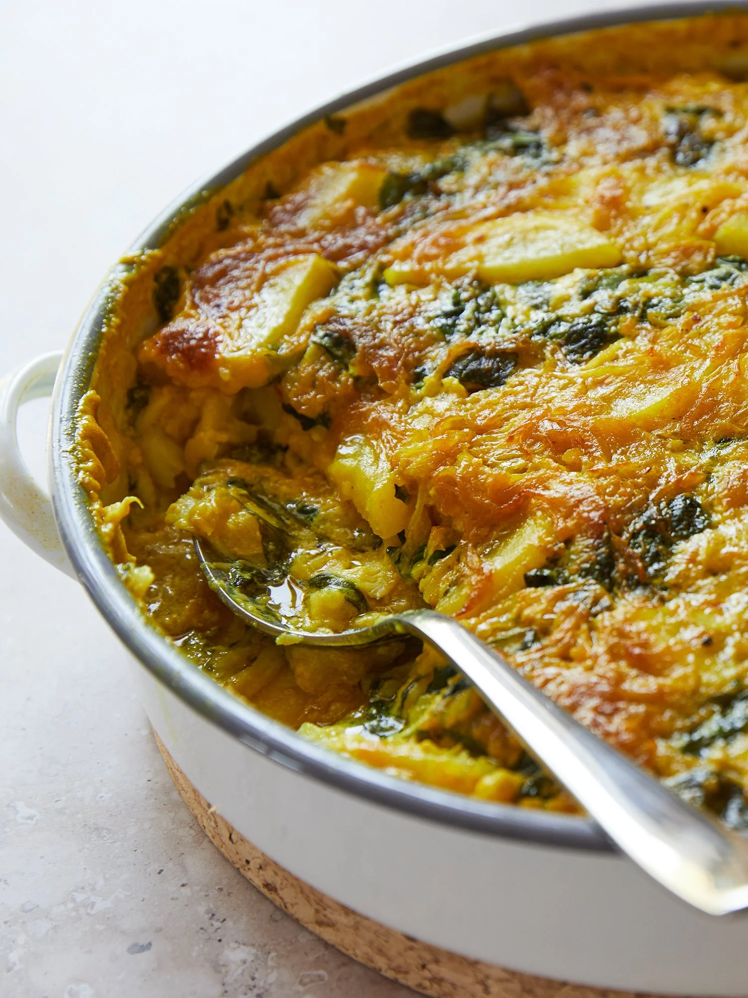 Bacalhau com Caril no Forno