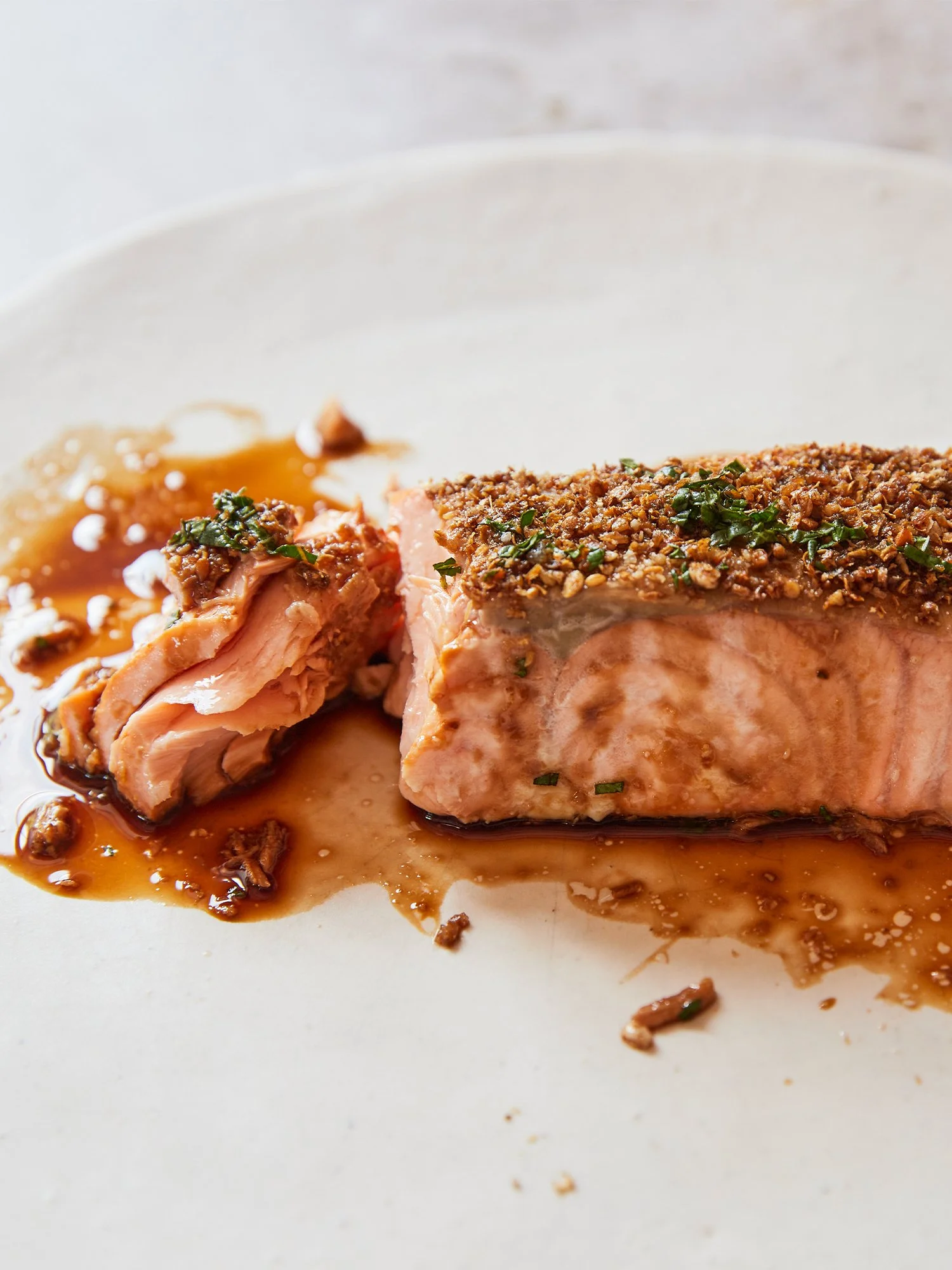 Salmão do Mar com molho Asiático