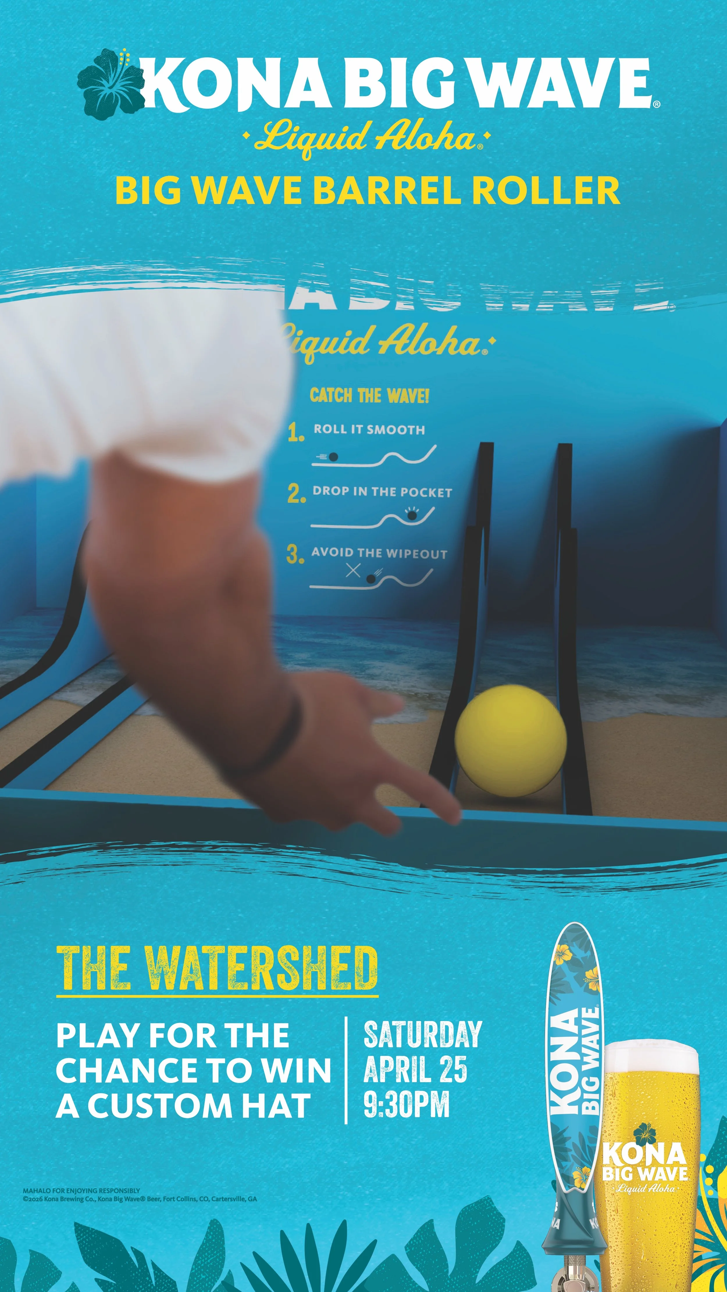 Kona Big Wave Barrel Roller