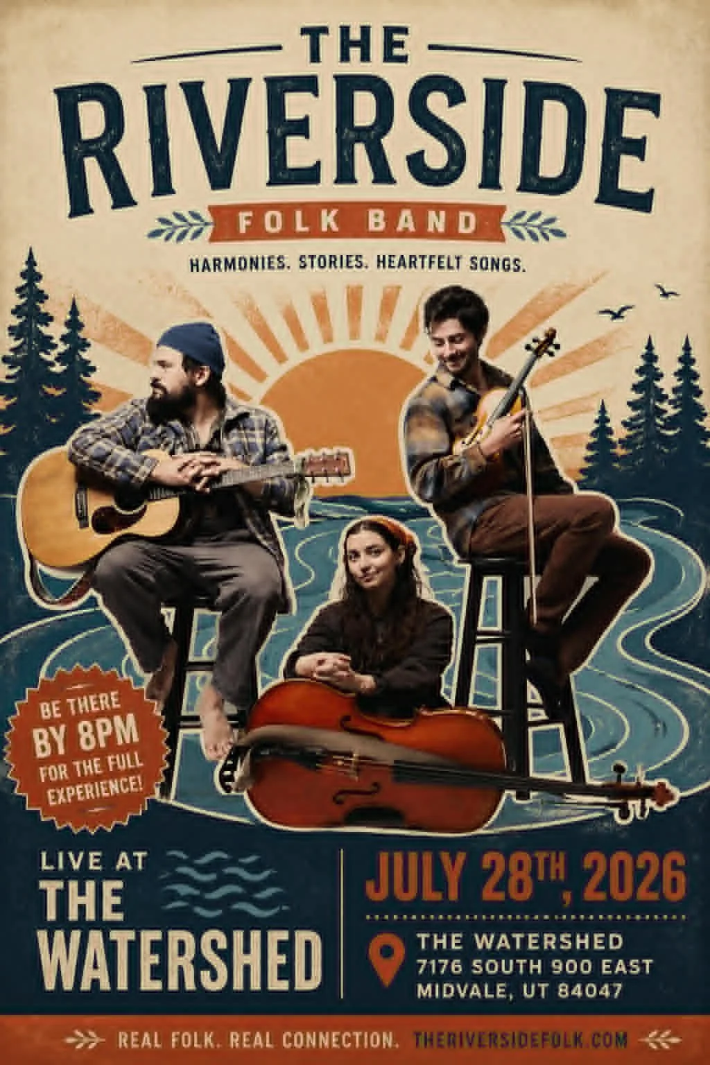 Live Music - The Riverside folk band
