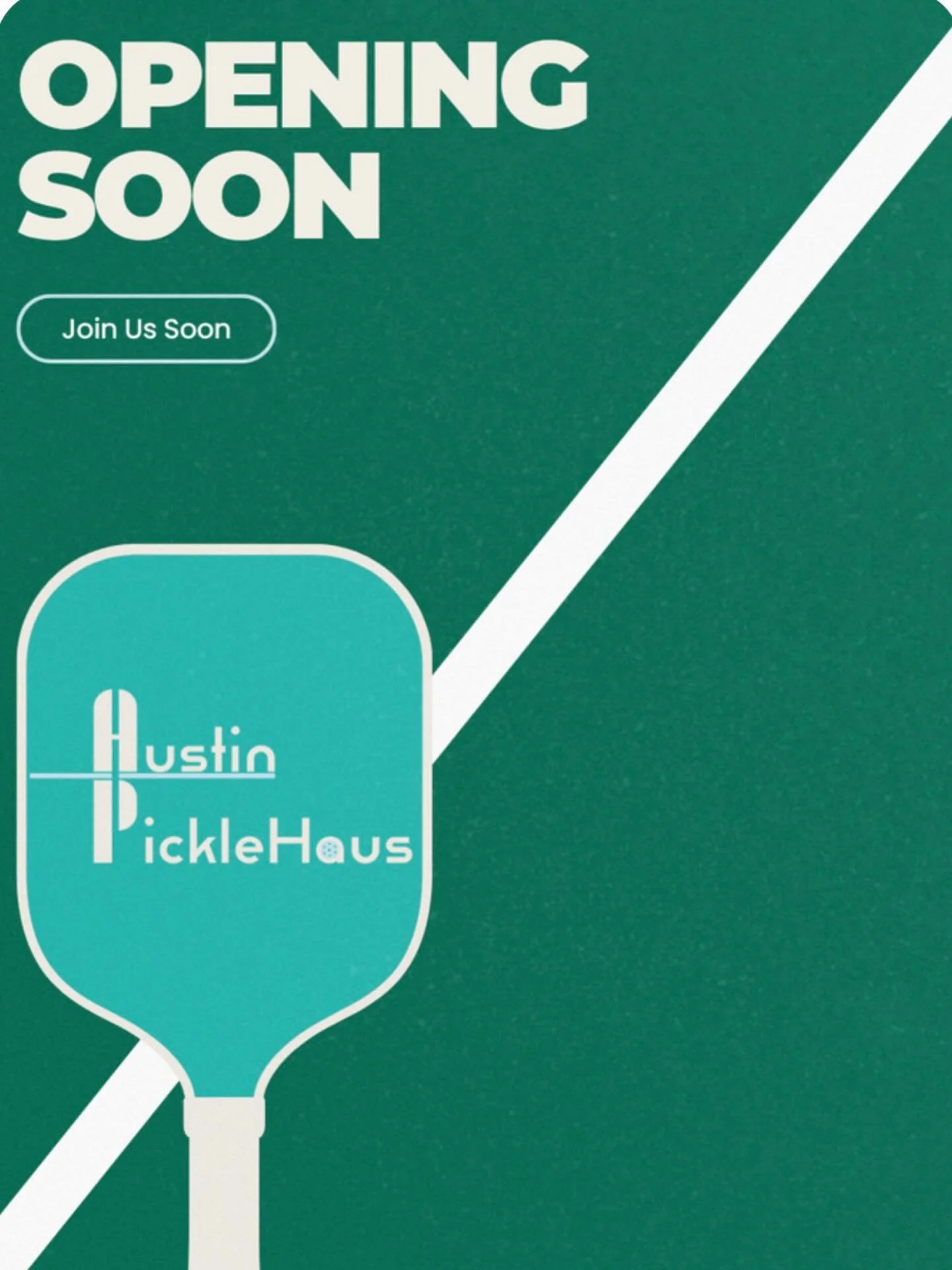 We are opening doors to the premier indoor pickleball facility soon! Get ready to grab the paddle &amp; play!  #austinpickleball  #pflugervillepickleball