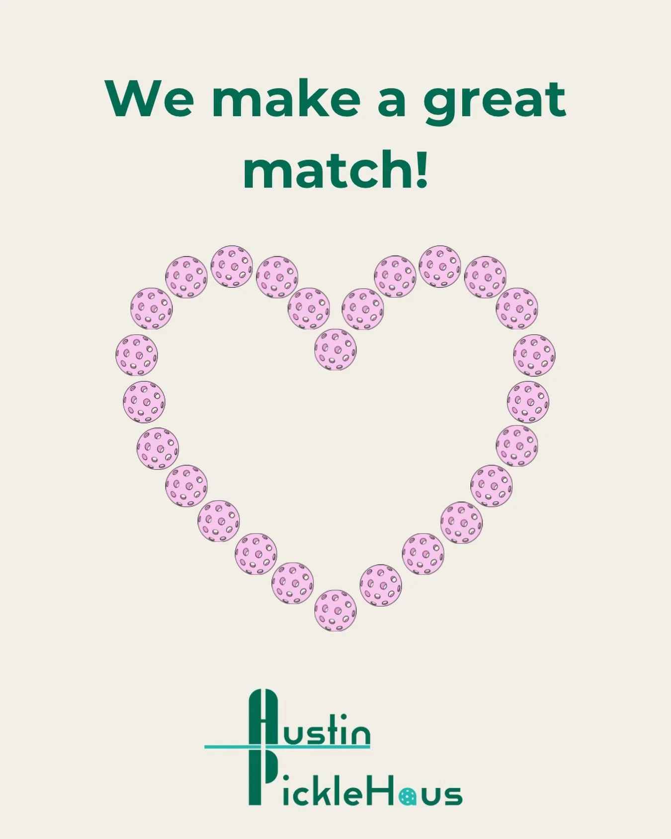 Tag your pickleball partner you&rsquo;d rally with any day of the week. 💘
