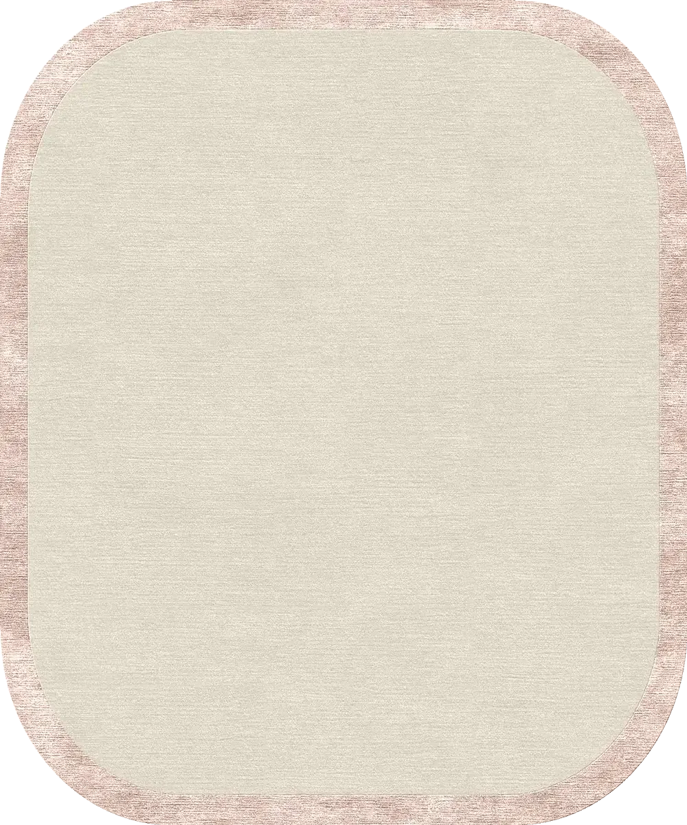 Une image avec un fond beige clair et une bordure rose clair, touchant légèrement le court bord de l'image.