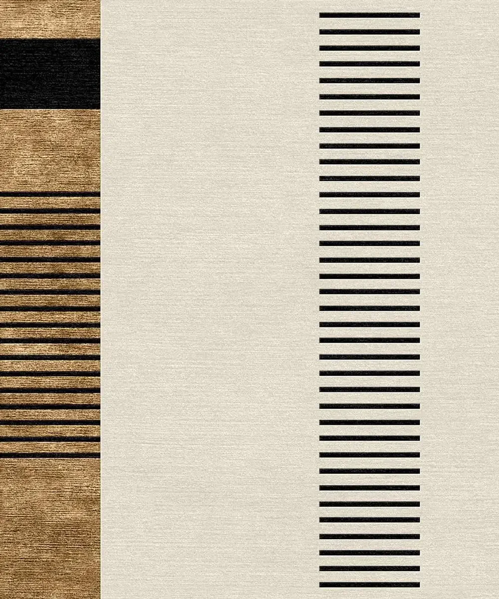 Une image présentant une texture en bois avec plusieurs motifs de lignes noires sur une surface beige.