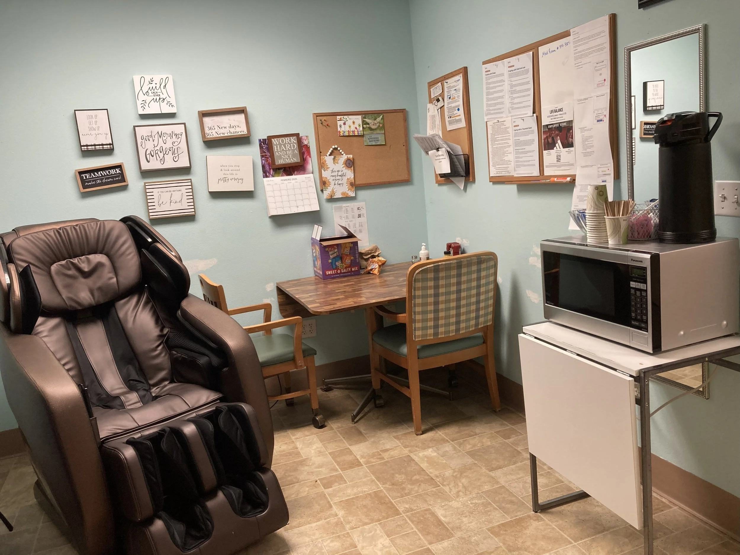 Breakrooms in Long-Term Care: What Staff Say They Need