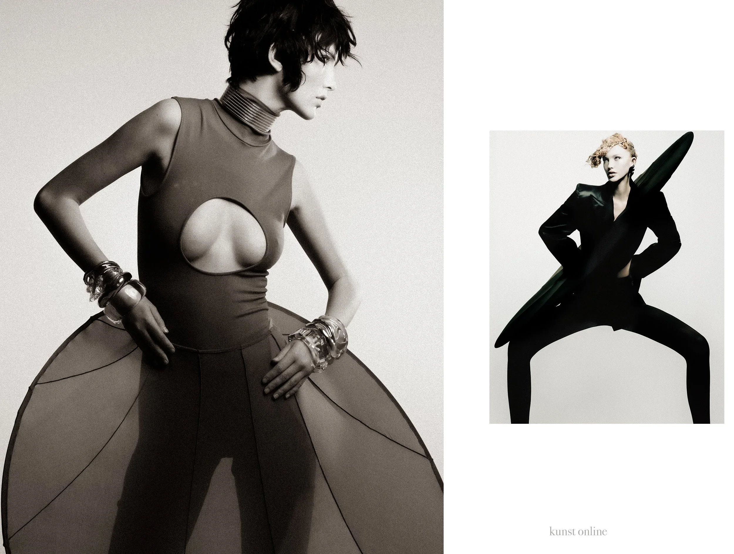 Kunst Magazine - Bodysuit set & Shoulder piece
