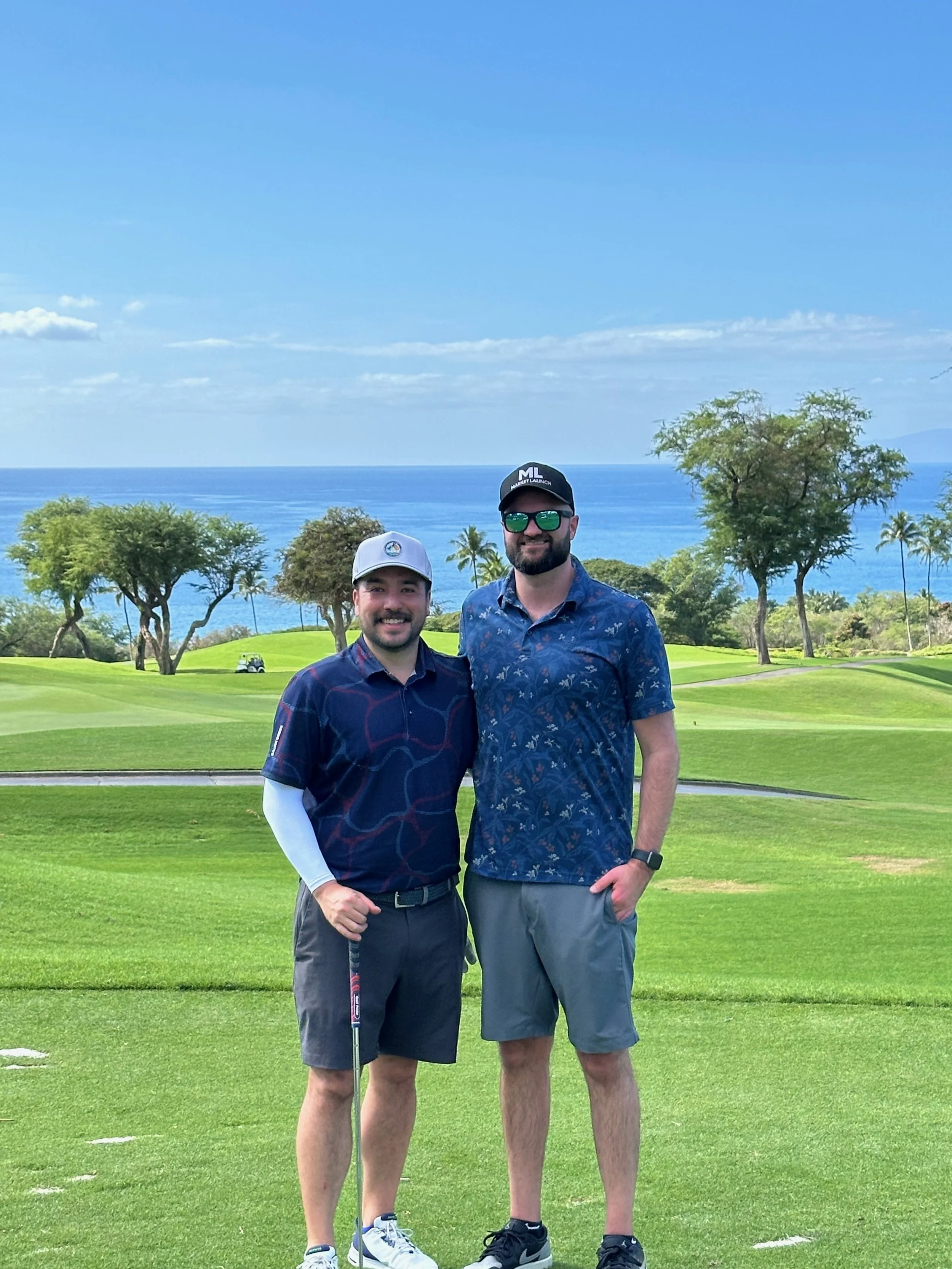 Golf with Mitch, business owner networking golf.