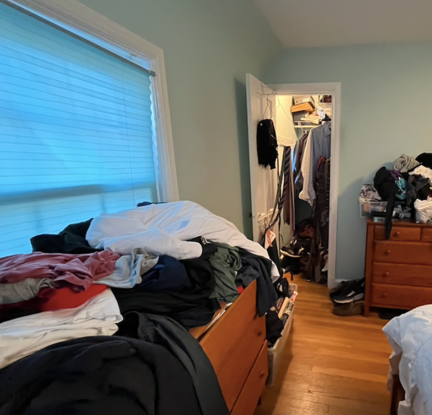 Overflowing Closets and Dressers