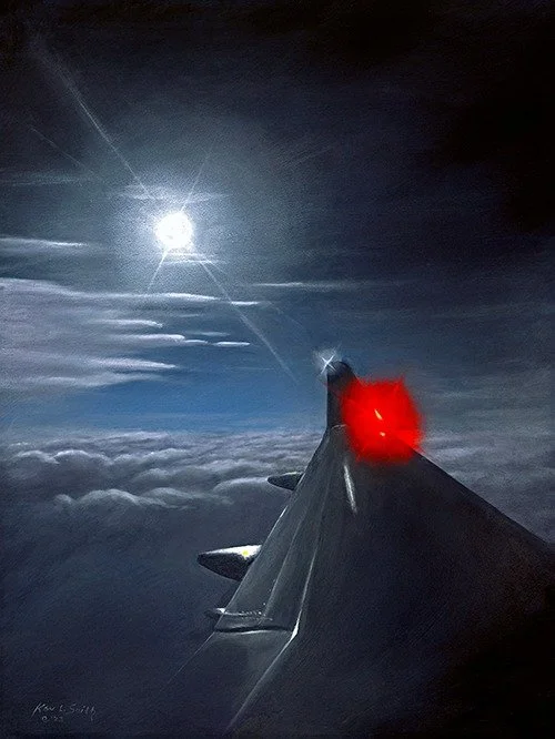 Full Moon Over Flight