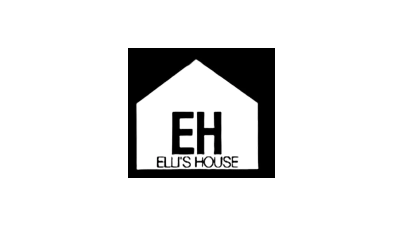 A logo for 'Eli's House' featuring a house outline with the initials 'EH' inside and the text 'Eli's House' below.
