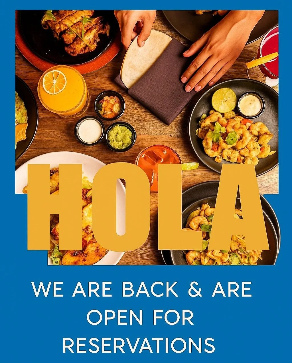 HOLA Doha!
The wait is over! Your favorite cantina lounge is back! 🎉
It is all about tacos, sips &amp; endless good vibes
📅 Reservations now open, let&rsquo;s fiesta! 🥂
