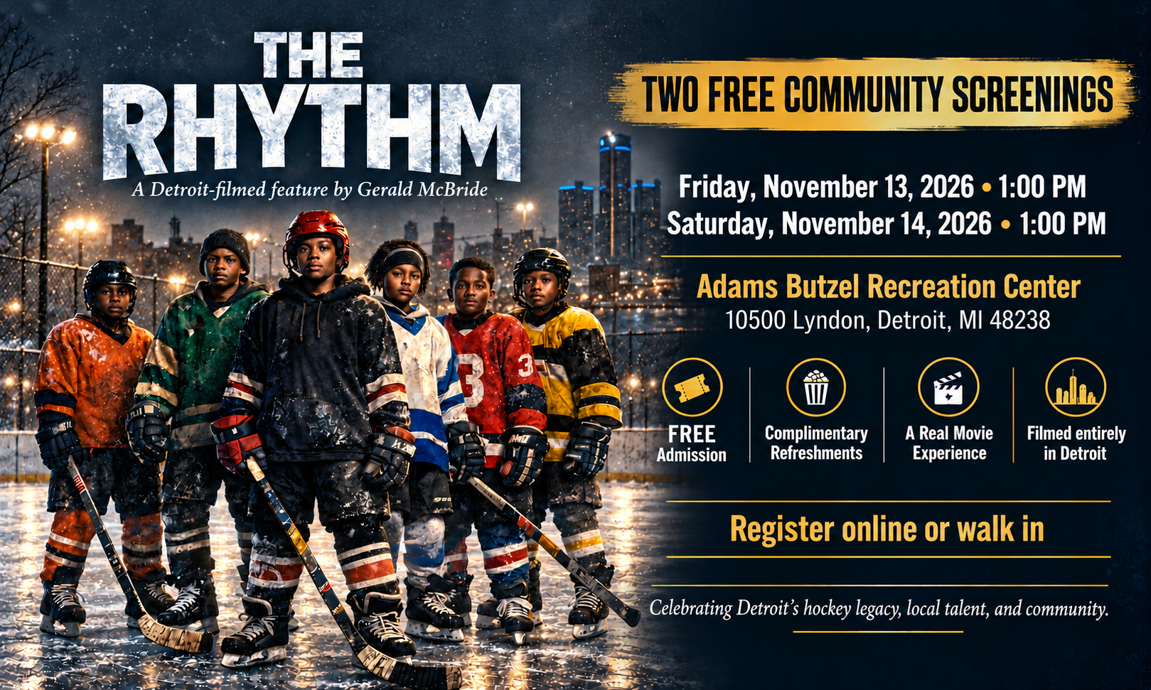 Screening of The Rhythm at Adams Butzel Complex