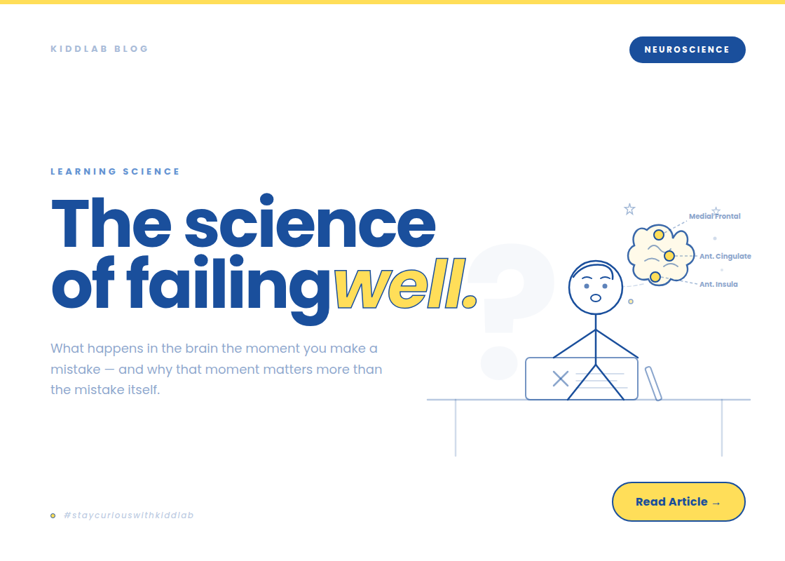 The Science of Failing Well