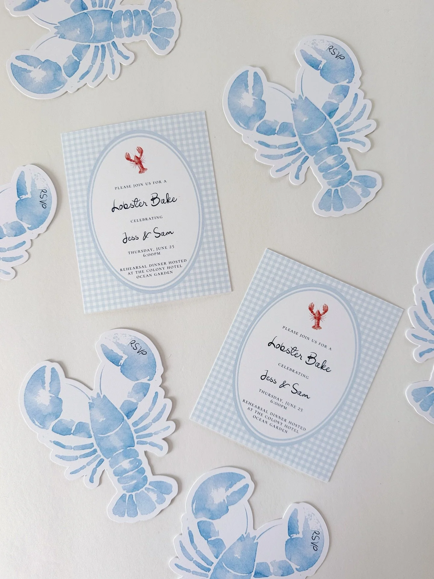 pretty things on my desk this past weekend 🦞🌊