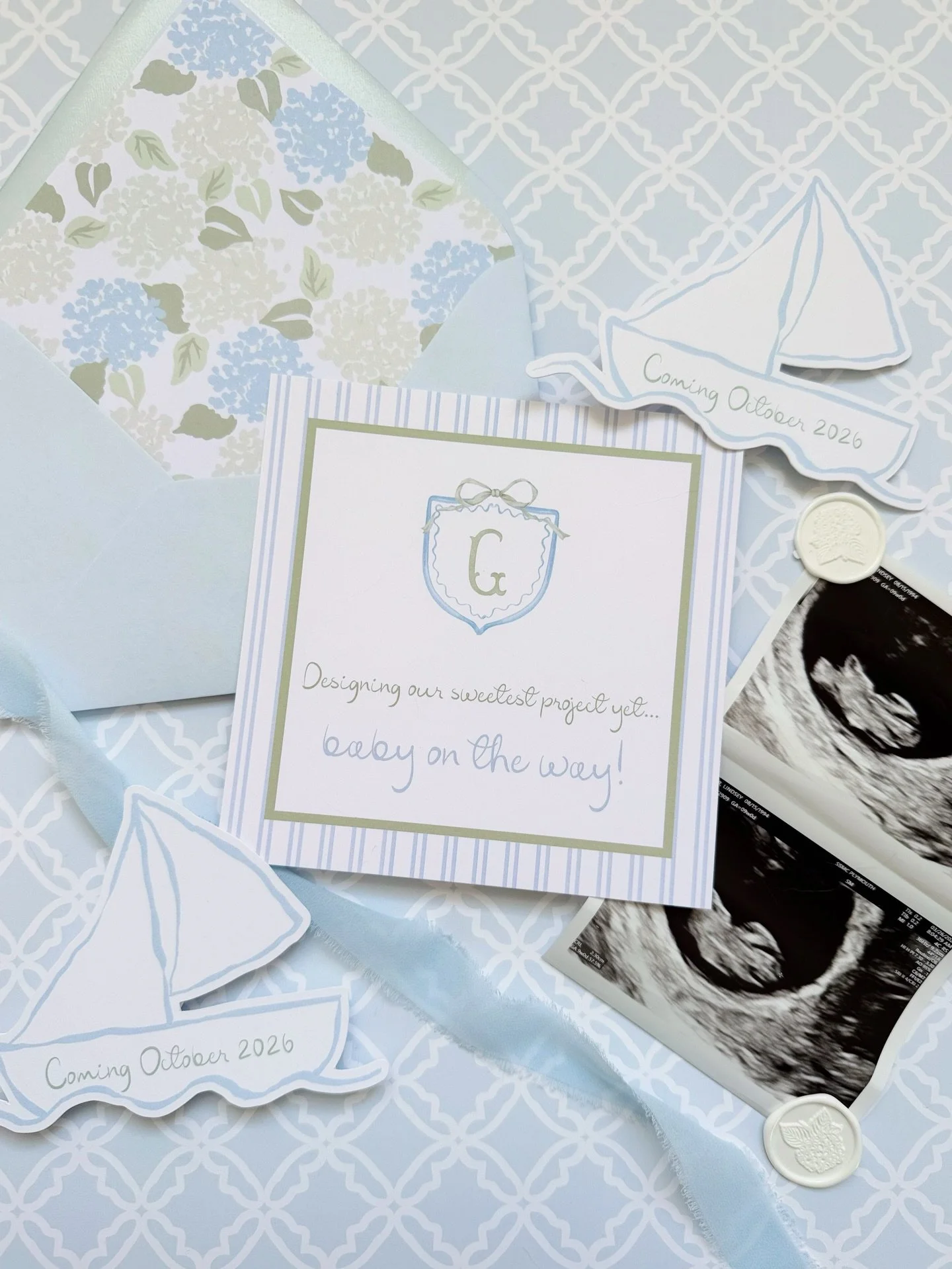 SURPRISE! I&rsquo;ve been working on something behind the scenes&hellip;sharing our sweetest project yet 🩵🐋 A baby boy is joining us this October and we couldn&rsquo;t be more excited! 
 
While sharing this, I think it&rsquo;s also important to sha