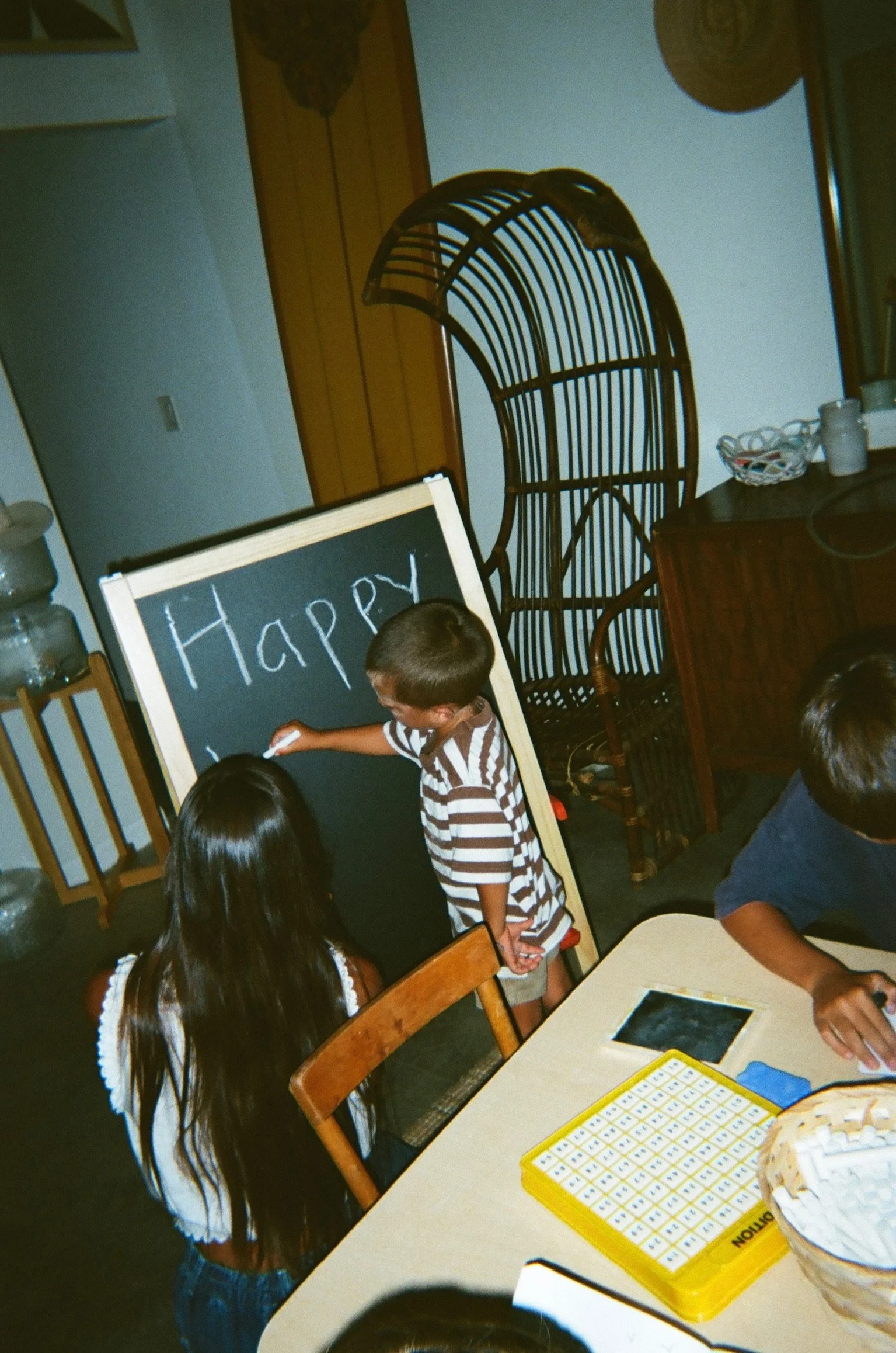 Double-sided Chalk and Whiteboard Easel