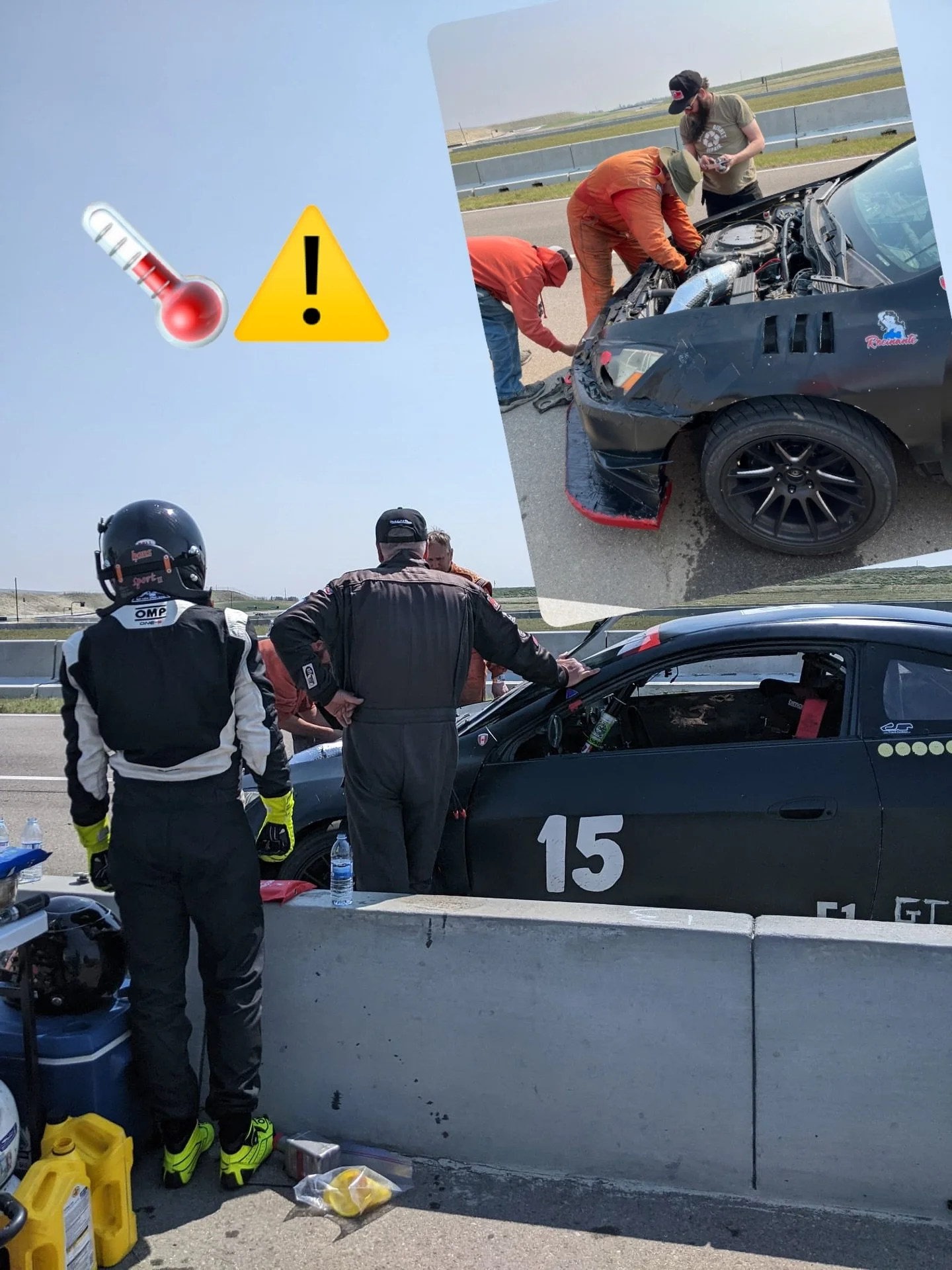 Well&hellip; that didn&rsquo;t go to plan.  I was driving our 3rd stint on Saturday and about 90 minutes in, I noticed the transmission temperature had dropped slightly&hellip; odd.  Starting the next lap, the car felt slow at Turn 1 and had started 