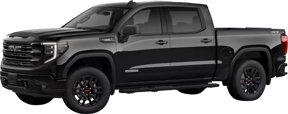 Black pickup truck