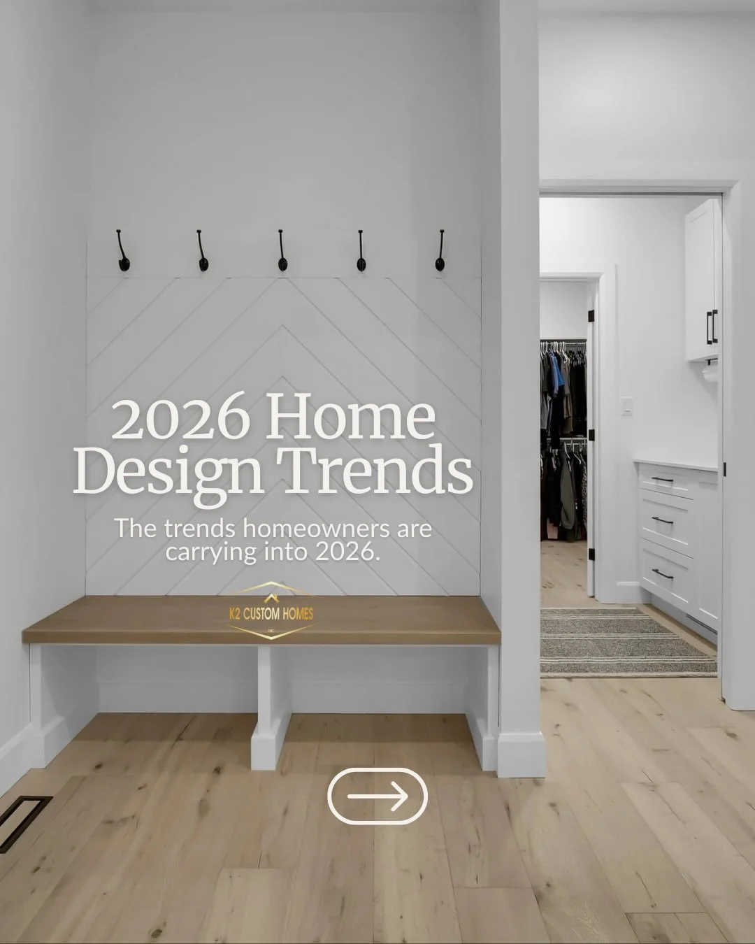 From warm woods to natural textures, wellness-focused layouts, and custom details that make a home feel truly yours &mdash; these are the trends carrying strong into 2026.

Thinking about building this year? Let&rsquo;s bring your vision to life. Rea