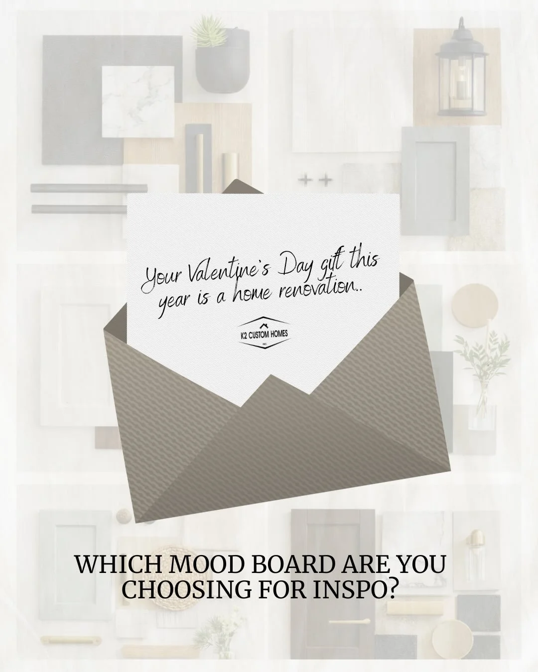 If your significant other gave you a card saying their Valentine&rsquo;s Day gift was a complete home renovation this year&hellip; 

Which moodboard are you choosing?! We can all dream right 😅

#customhome #homedesign #interiordesign #designtrends