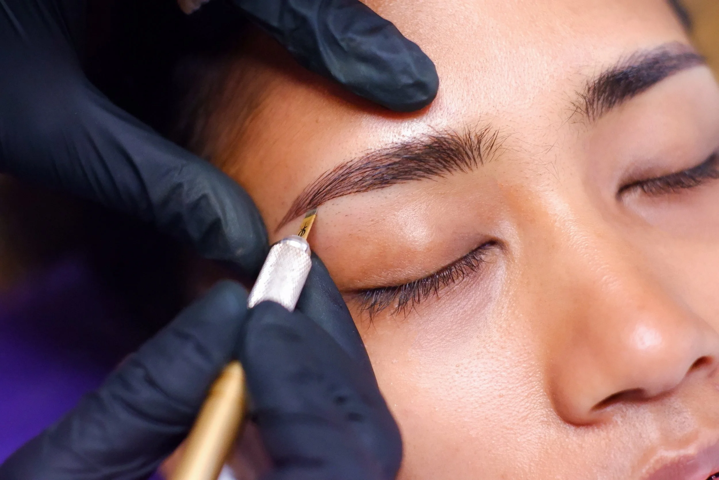 Bespoke eyebrow design microblading permanent makeup Bury Manchester